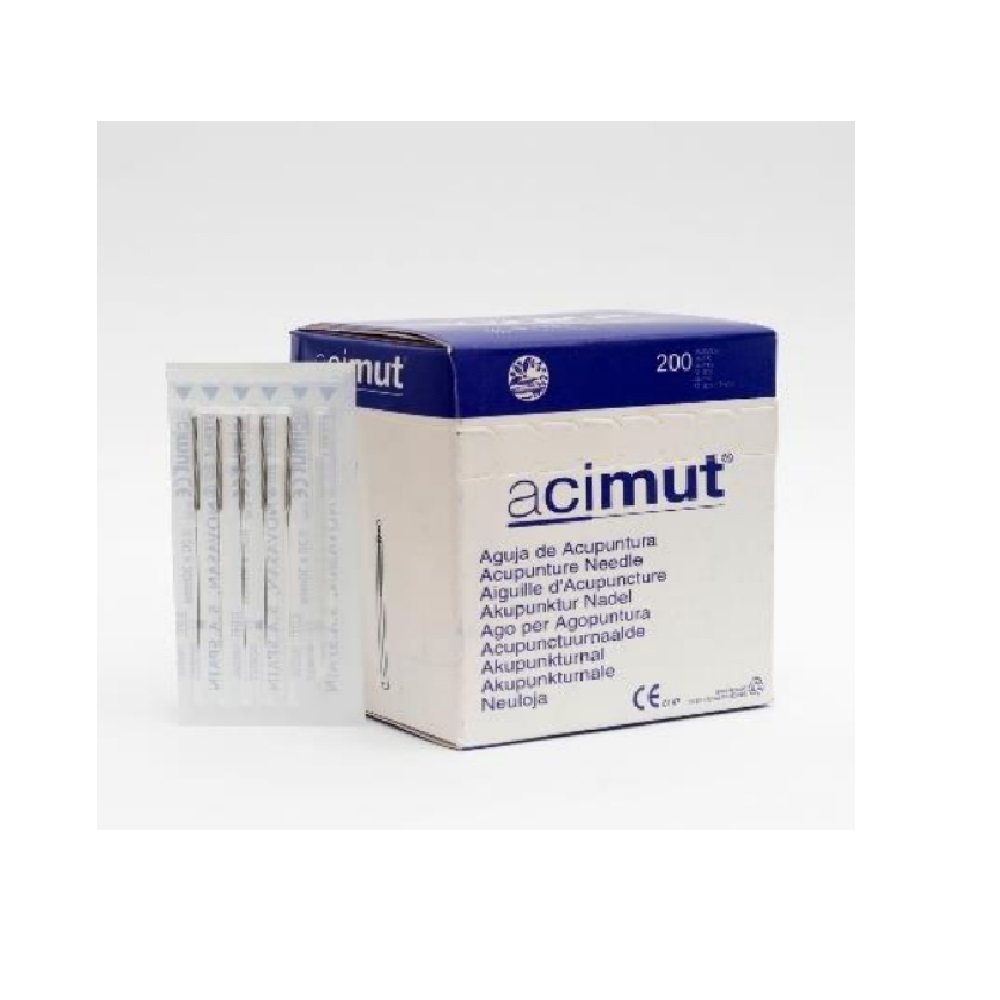 AGUJA ACUPUNTURA ACIMUT CON GUIA 0,25 X 25 C/200 - EL BOTIQUÍN ...